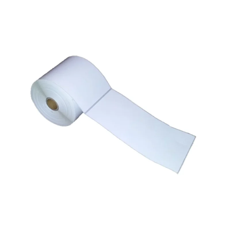 PP (plastik) etiketter, 60x160 mm. 350 pr. rulle, hvid, perm. klæber